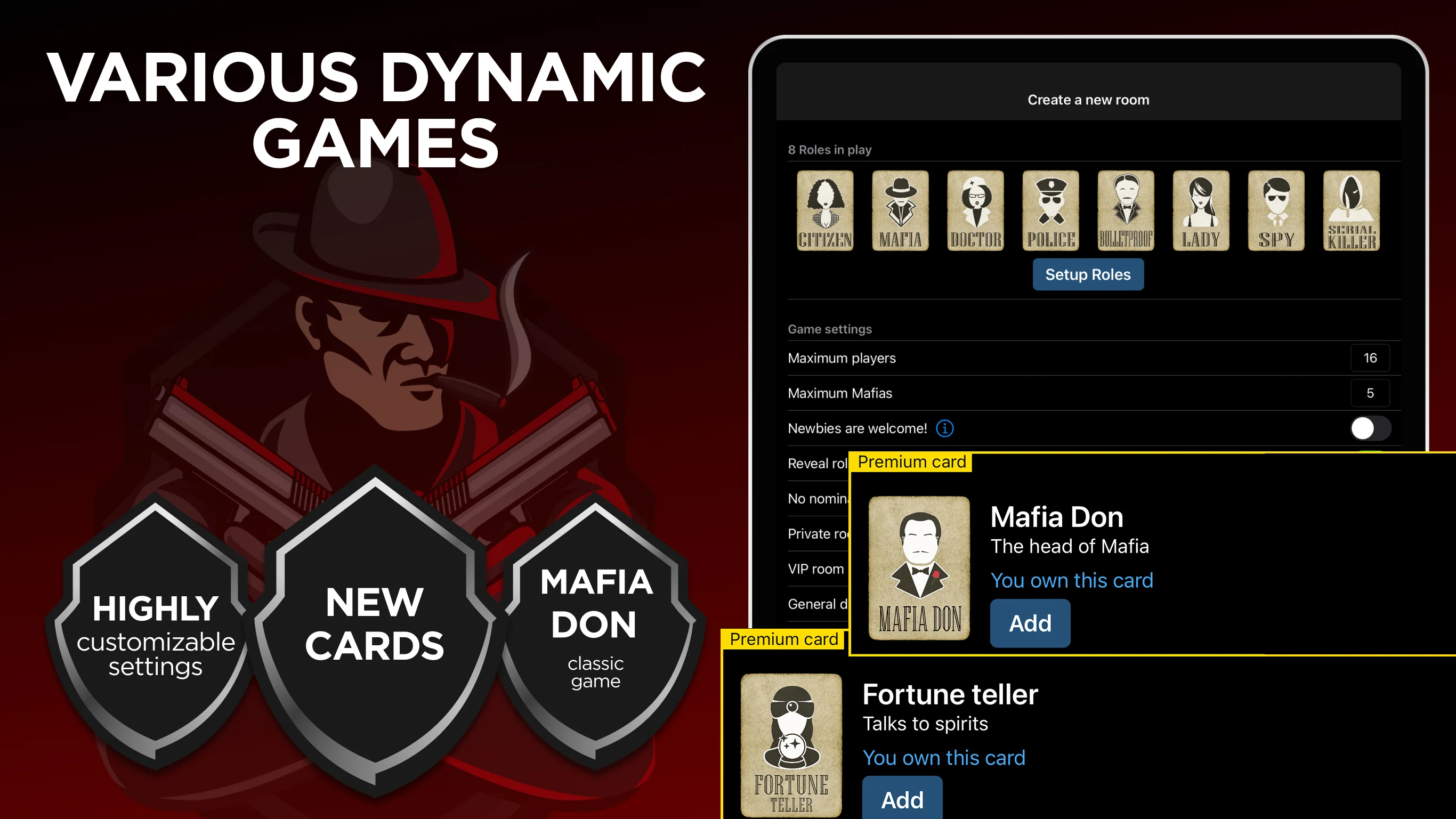 Mafia Online With Video Chat screenshot