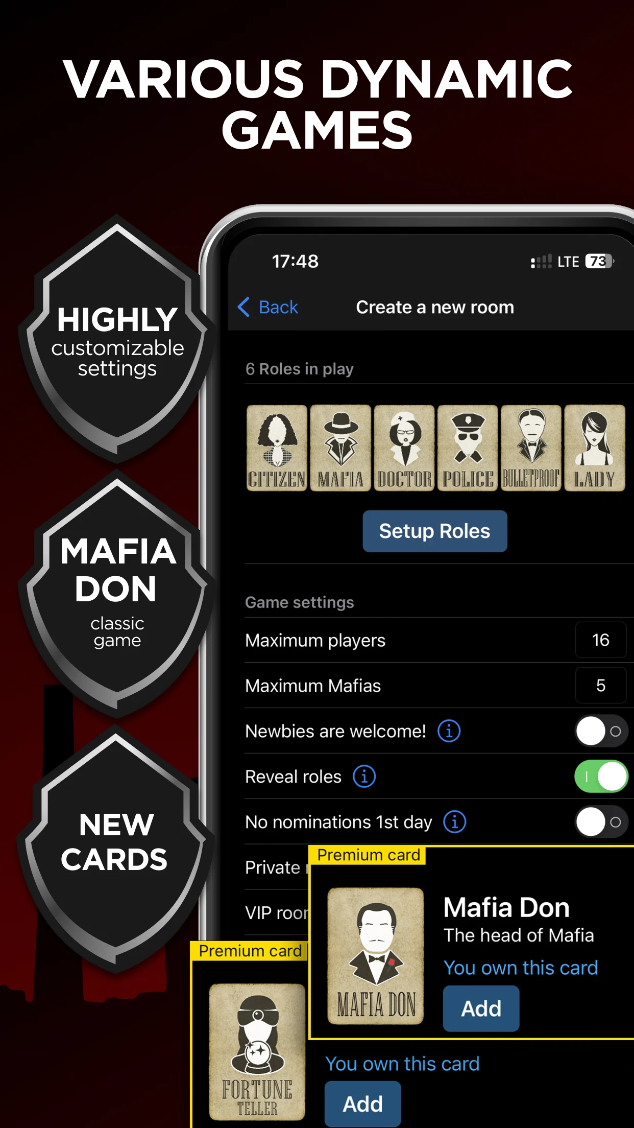 Mafia Online With Video Chat screenshot